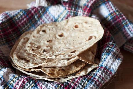 Chapati, focaccine indiane di farina Verna