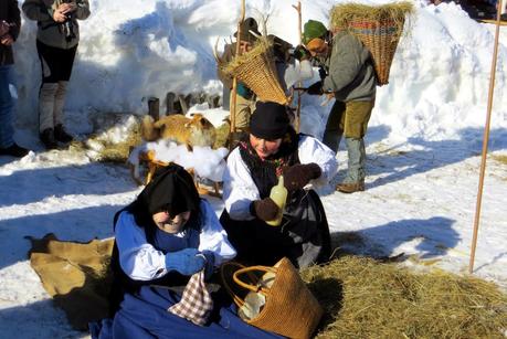 carnevale di sappada, machere ròllate