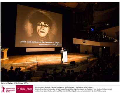 Section head Rainer Rother at the world premiere of the digitally restored version at the Berliner Philharmonie  NOT FOR SOCIAL MEDIA USAGE