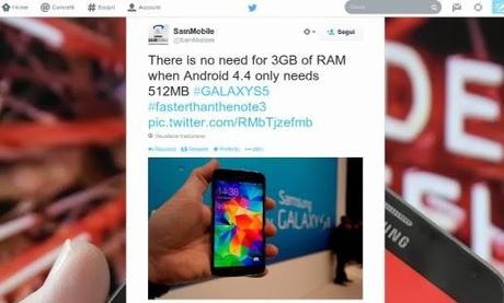 Editoriale: Android non ha bisogno di 3 GB di RAM, ma forse il Galaxy S5 si!