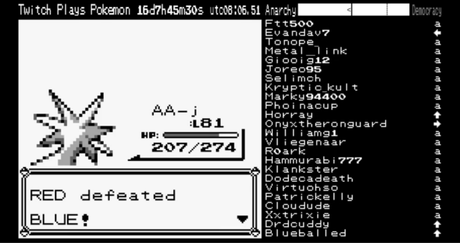 Twitch plays pokèmon completato Twitch plays pokèmon completato