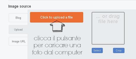 upload image dal computer