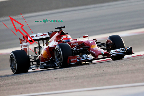 Test Bahrein: Ferrari F14 T con il monkey seat al posteriore
