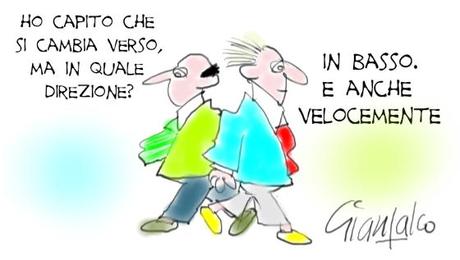 verso il basso