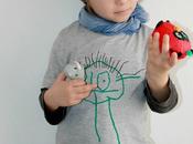 Maglietta auto-ritratto quasi 4enne