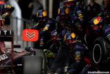 Red Bull pit stop practice Report Pirelli: F1 Test 2014 Bahrain 2