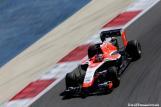 Jules Bianchi (Marussia) on track with P Zero Yellow soft tyres Report Pirelli: F1 Test 2014 Bahrain 2