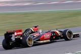 Pastor Maldonado (Lotus) on track with P Zero White medium tyres Report Pirelli: F1 Test 2014 Bahrain 2