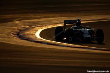 Nico Rosberg (Mercedes) on track