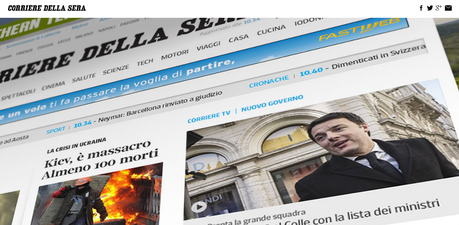 Il nuovo Corriere della Sera online