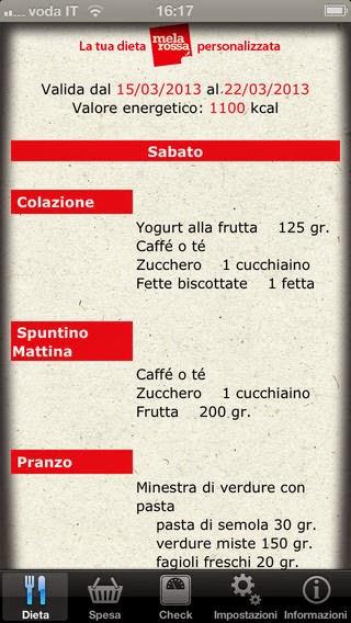 Dieta personalizzata e gratuita da seguire con lo smartphone