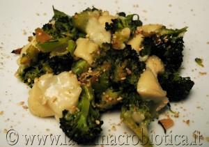 Broccoli in padella con mozzarisella