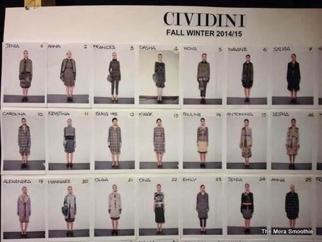 Fashion show by Cividini at MFW!