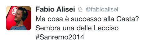 #Sanremo 2014: il Festival secondo Twitter