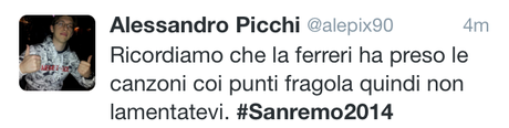 #Sanremo 2014: il Festival secondo Twitter