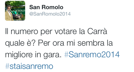 #Sanremo 2014: il Festival secondo Twitter