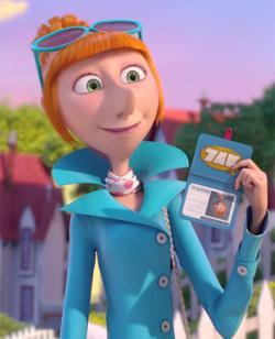 Despicable Me costumes: Lucy Wilde's wig and accessories