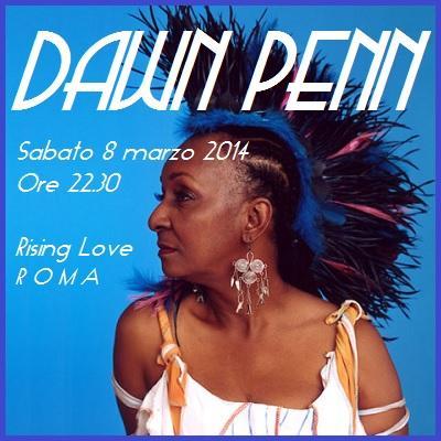 Dawn Penn per la Festa della Donna in reggae, sabato 8 marzo 2014 al Rising Love di Roma.