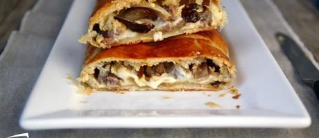 Ricetta strudel salato radicchio montasio