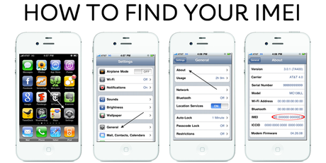 recupero imei iphone