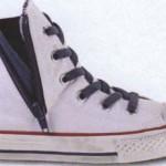 Converse bimbo con cerniera laterale interna.