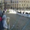 Arrivo in Piazza del Campo, dalla curva del Casato