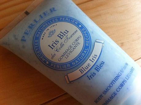 PERLIER: body smoothing scrub IRIS BLEU