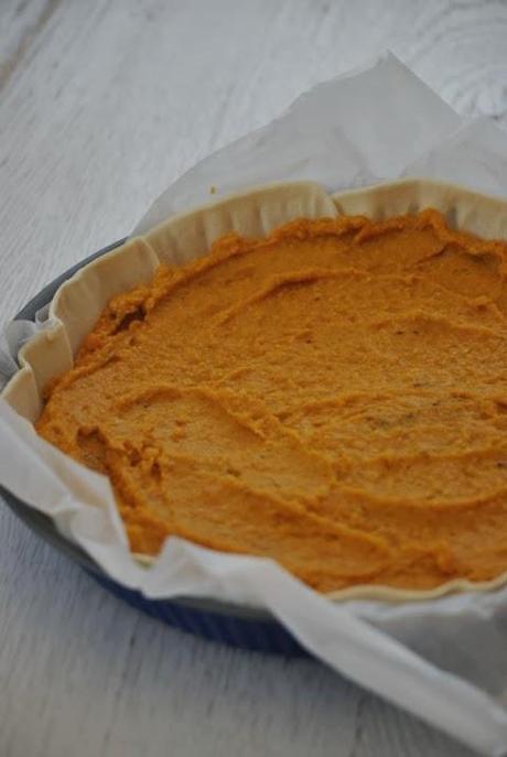 Crostata di zucca e ceci