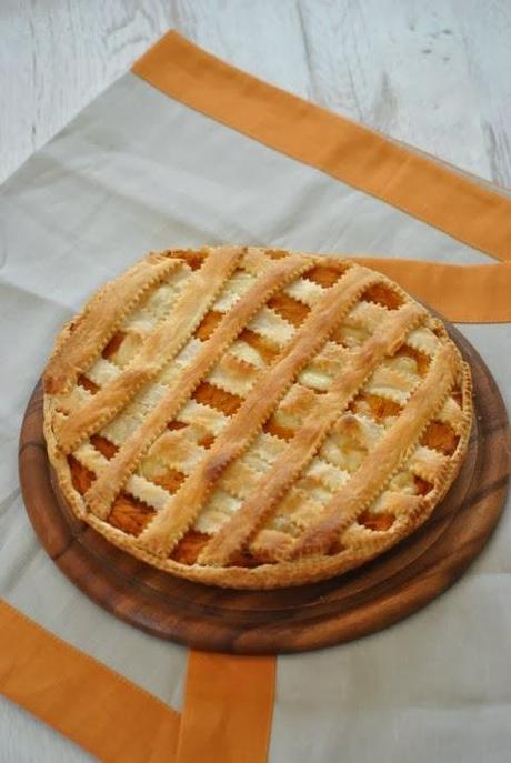 Crostata di zucca e ceci