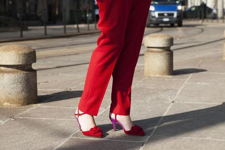 Smilingischic, fashion blog, dettaglio scarpa retrò, Nora scarpe di Lusso, scarpa bicolore, 