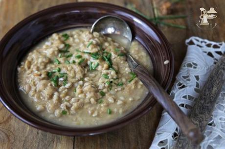 Minestra di farro e cannellini