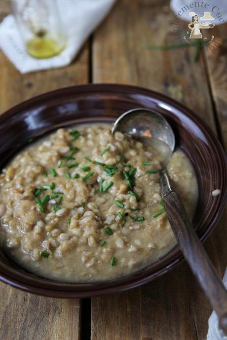 Minestra di farro e Cannellini 