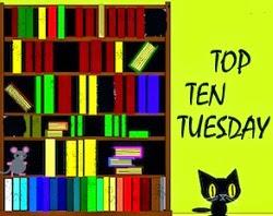 Top ten tuesday:  Popular Authors I've Never Read