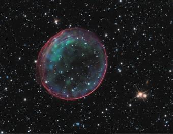I resti di una supernova Ia (SNR 0509-67.5). Crediti: NASA