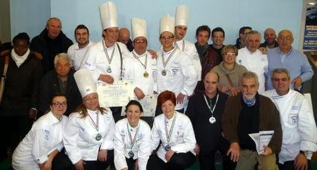 Si arricchisce il medagliere dell’Associazione Cuochi Padova e Terme Euganee agli Internazioni di Cucina 2014, con un bronzo del Team Mirandolina che vale oro