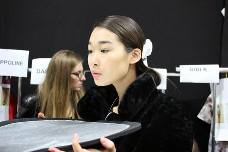 au jour le jour FW14-15 @MFW: backstage e sfilata thanks to TIGI