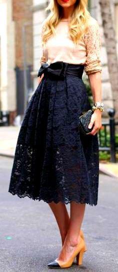 midi-skirt-lace-black