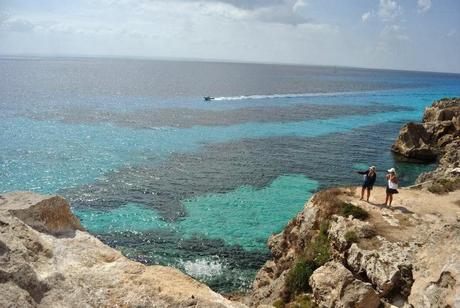 Il meraviglioso mare dell'isola di Favignana