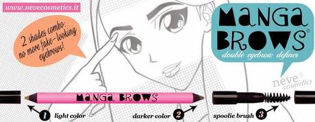 NEVE COSMETICS lancia Manga Brows, la rivoluzione delle sopracciglia!