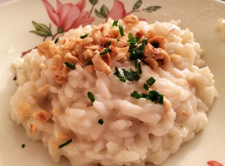 risotto con le nocciole