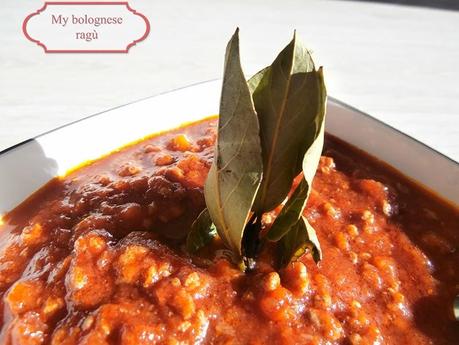 My Bolognese sauce recipe