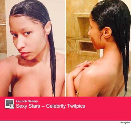 Esplosiva come sempre Nicki Minaj si mostra nuda sotto la doccia su Instagram
