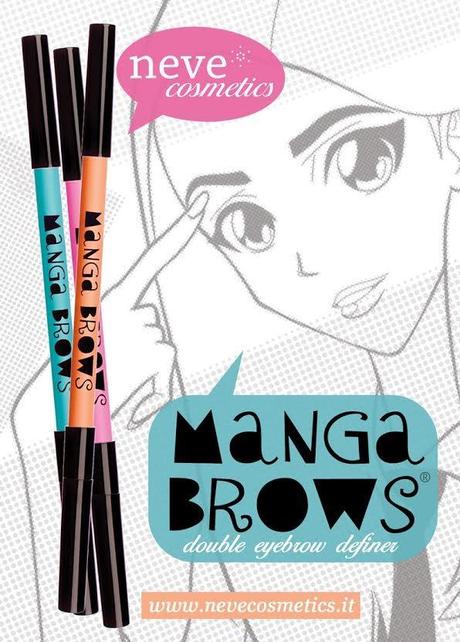 Manga Brows Neve Cosmetics Sopracciglia perfette con Manga Brows Neve Cosmetics,  foto (C) 2013 Biomakeup.it