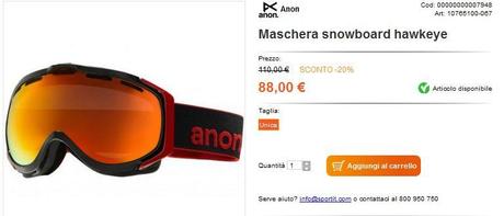 La mia wishlist su SportIt.com