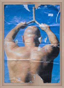 Carlo Buzzi, Rabdomante (55 Biennale di Venezia), manifesti strappati, 80x110cm, 2013 (Collezione Theca Gallery Lugano)
