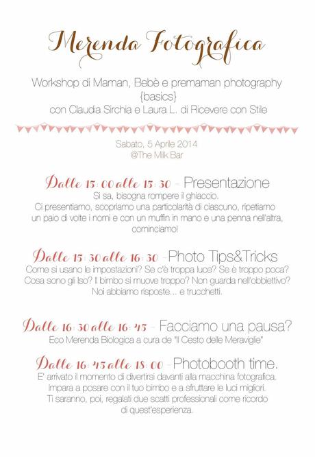 Workshop fotografia regalo!): merenda fotografica Roma, 