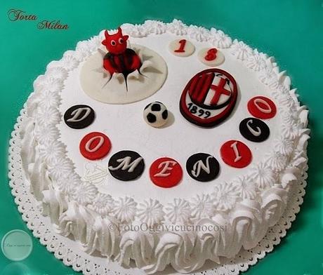 Torta Milan per compleanno 18 anni