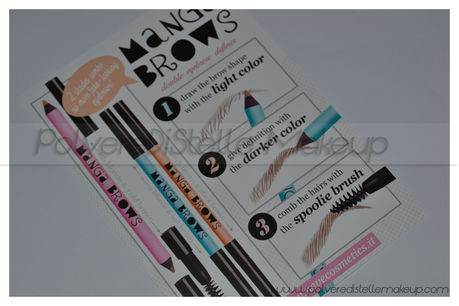 PREVIEW + SWATCHES: MANGA BROWS - Double eyebrow definer - Neve Cosmetics