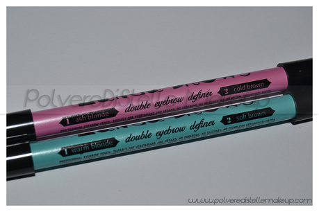 PREVIEW + SWATCHES: MANGA BROWS - Double eyebrow definer - Neve Cosmetics