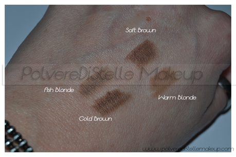 PREVIEW + SWATCHES: MANGA BROWS - Double eyebrow definer - Neve Cosmetics